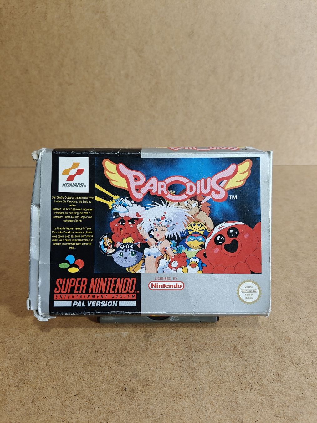 Nintendo Giochi: Parodius PAL Version mit Box SNES – Usato da Luzern venduto da MWi_9xw5 3