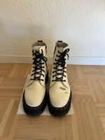 Dr. Martens Jadon Smooth Leather Platform Boot-White