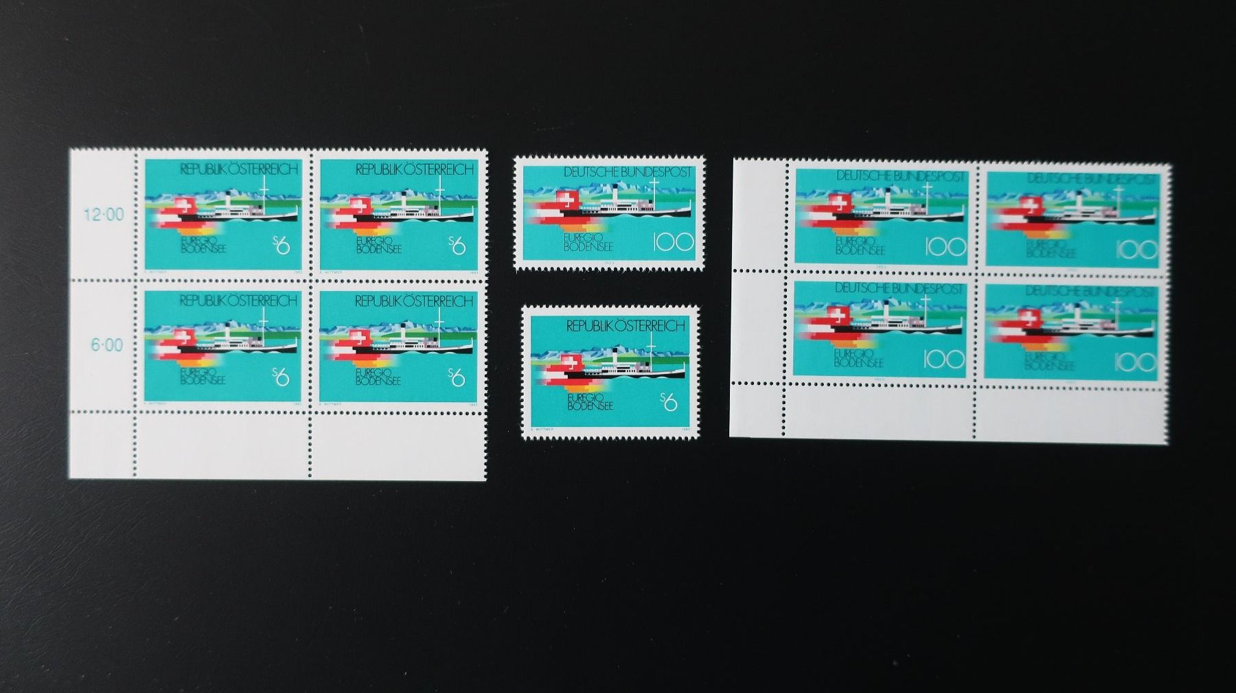 Tutti i francobolli: Gemeinschaftsausgabe Marken – Nuovo (secondo la descrizione) da Oberburg venduto da Lochbachweier 3