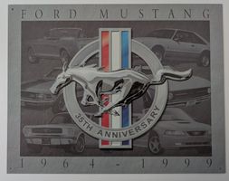 Ford Mustang 35th Anniversary US Schild (32 cm x 40 cm)