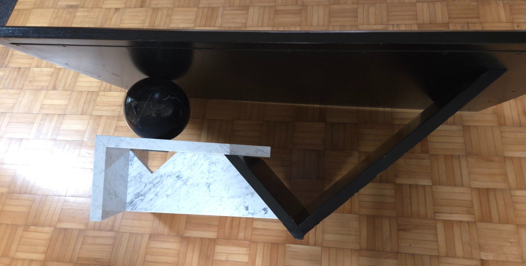 Tavoli: Designer Salontisch aus Marmor und Holz – Usato da Dietikon venduto da Sauber64 2
