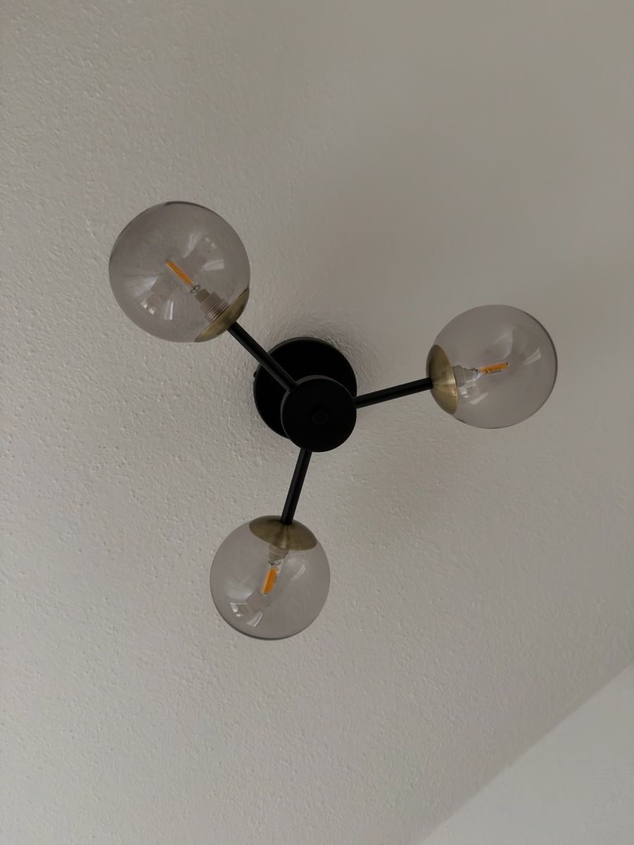 Lustres & lampes de plafonds: Deckenlampe schwarz / Glas – modern – D'occasion à Zürich par dnahr 2