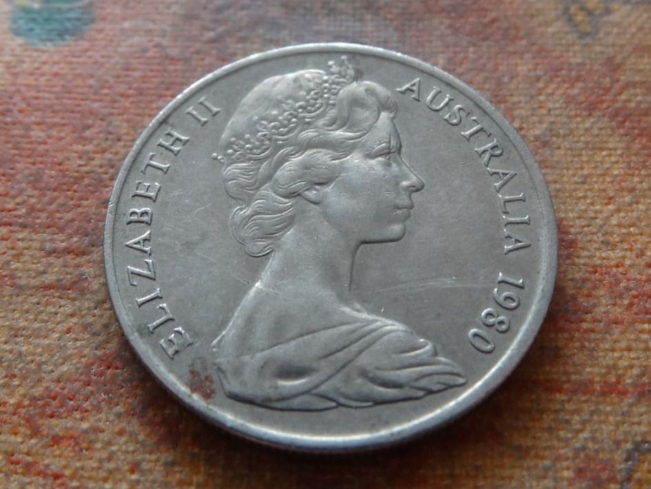Tutti le monete: AUSTRALIA  10 Cents  1980 – Usato da Romanel-sur-Lausanne venduto da Swift13 1