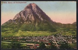 Glarus, Ortsansicht mit Vorderglärnisch