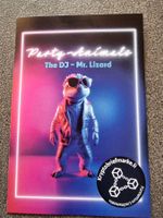FL-Cryptobriefmarke Party-Animals - The DJ - Mr. Lizard