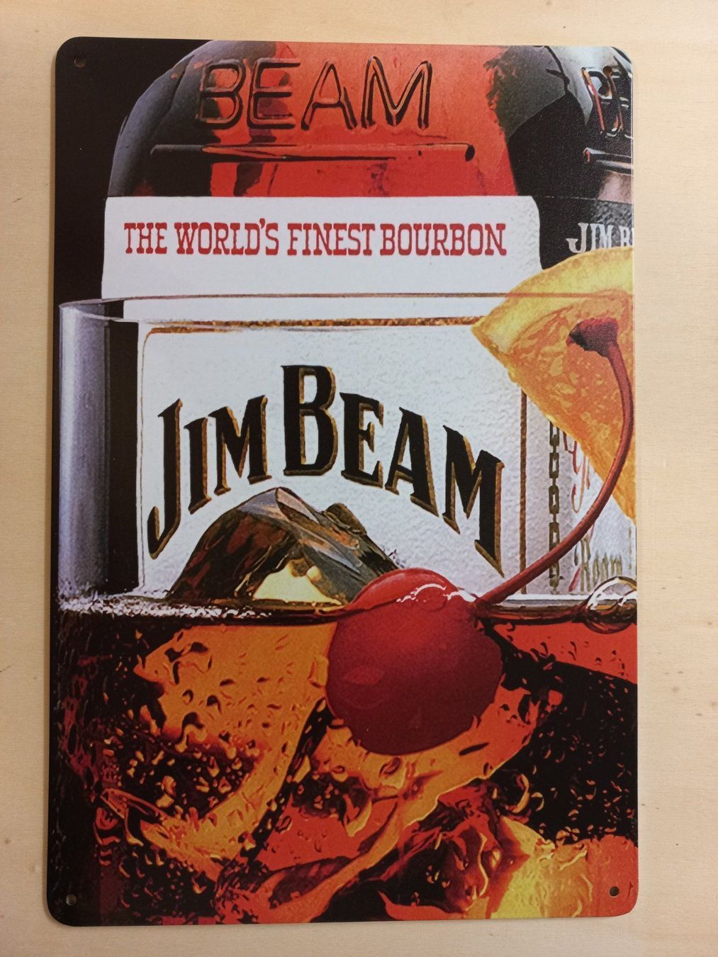 Insegne: Jim Beam Blechschild – Nuovo (secondo la descrizione) da Alberswil venduto da mech350