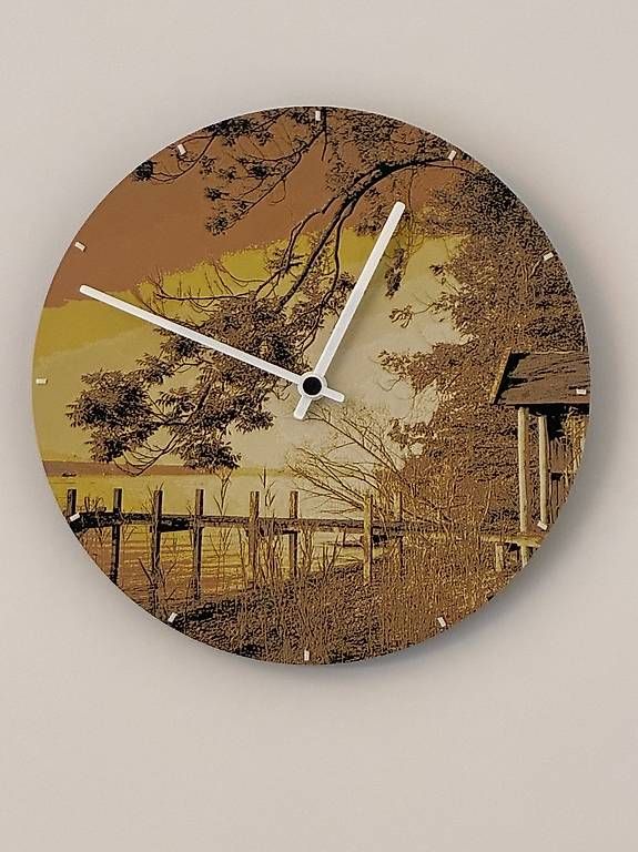 Orologi da terra & Orologi da parete: Wanduhr oder Standuhr "am See" – Nuovo (secondo la descrizione) da Ermenswil venduto da hoember 3