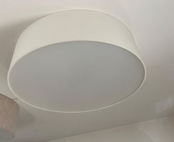 Deckenlampe / Stoff-Deckenleuchte – Ø ca. 50 cm