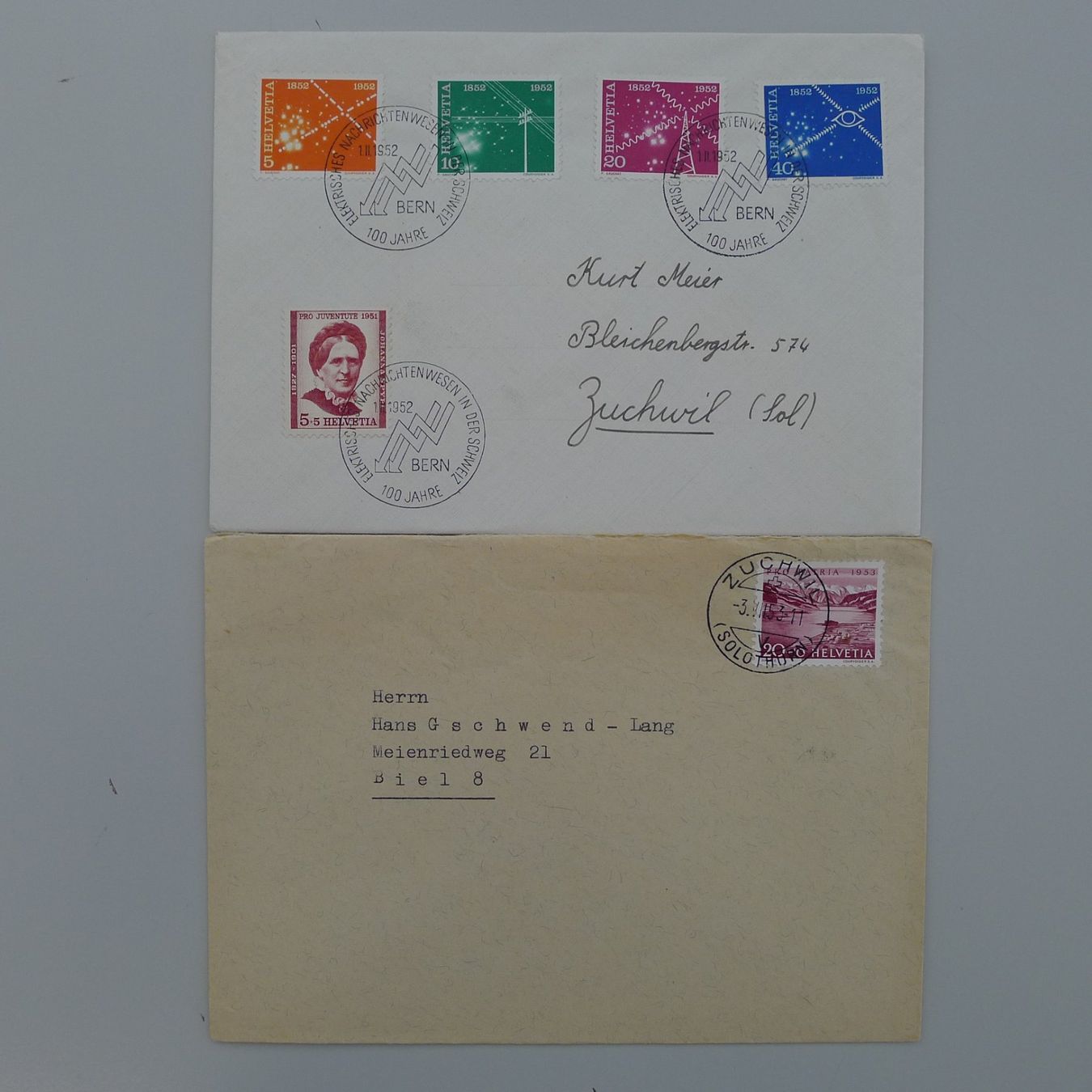 Tous les timbres: 1913-1958, 20 saubere Briefe mit schönen Stempeln, günstig ! – D'occasion à Sursee par Luzernerraute 1