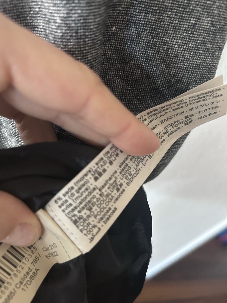 Massimo Dutti Vestiti: Kleid Massimo Dutti Wolle mit Seide grau Grösse 36 – Usato da St. Gallen venduto da jojan 5