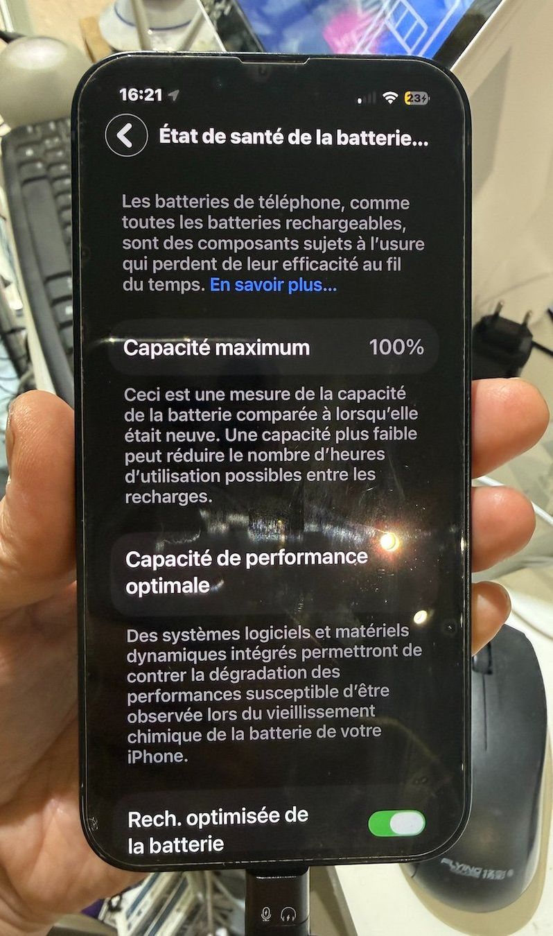 Telefone: Batterie iPhone 13 originale original pulled 95% Diagnosable – Neu (gemäss Beschreibung) aus Morges von DA-repa 3