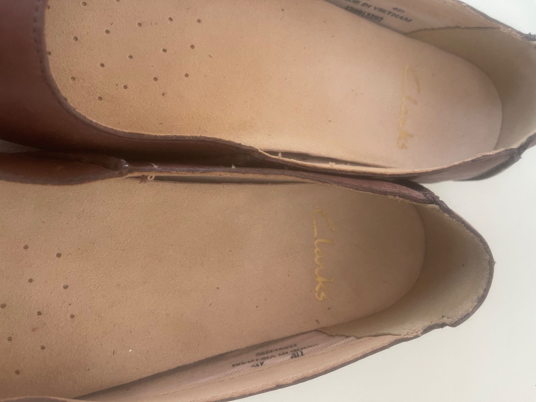 Clarks Scarpe da donna: Clarks Ballerina Leder braun 37 – Usato da Dietikon venduto da Nieselchen 3