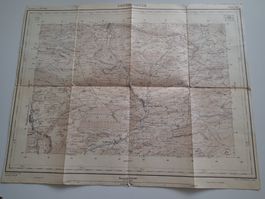 LANGENBRUCK  1917  Landkarte
