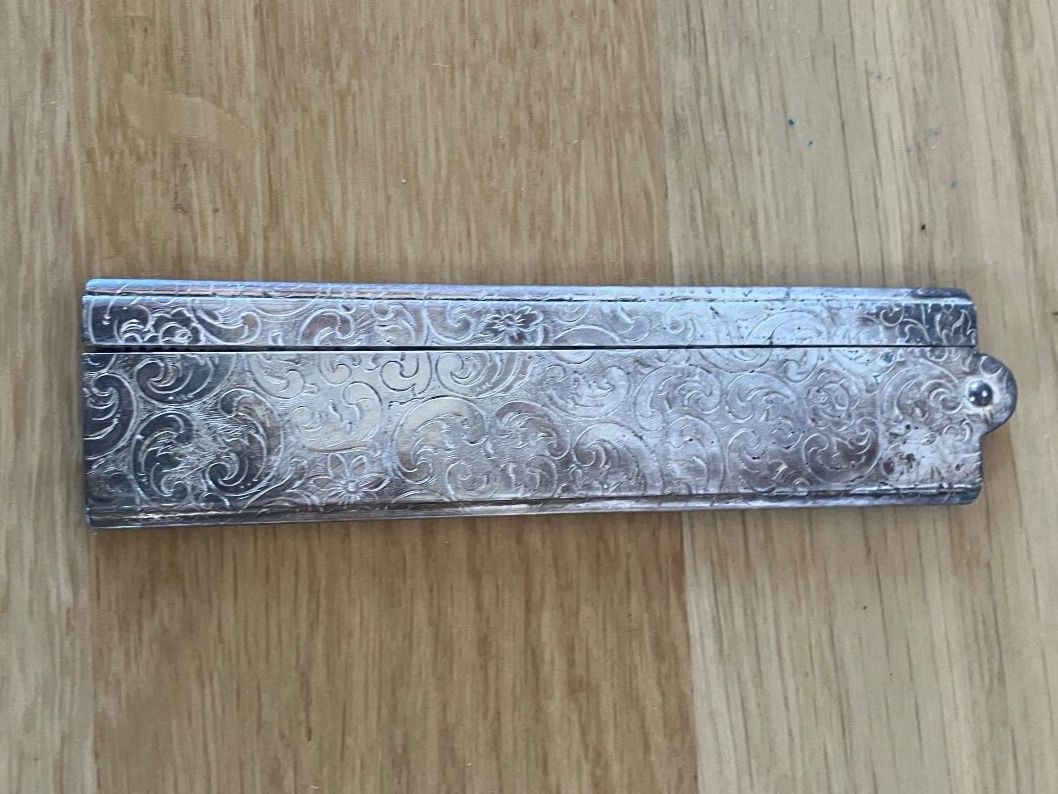 Sonstige Haarpflege: Versilberter Klappkamm aus Edwardianischer Ära – Gebraucht aus Bern von schoenisache 3