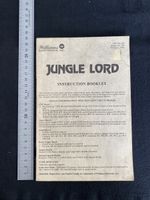 Flipper Jungle Lord Instruktionen Handbuch (Williams, 1981)