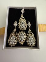 Wunderschönes 925 Silber Schmuckset mit Steinen!