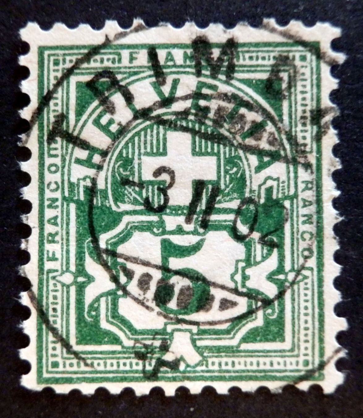 Tutti i francobolli: ZNr.65B, Ziffer, Vollstempel – Usato da Ueberstorf venduto da dinbau