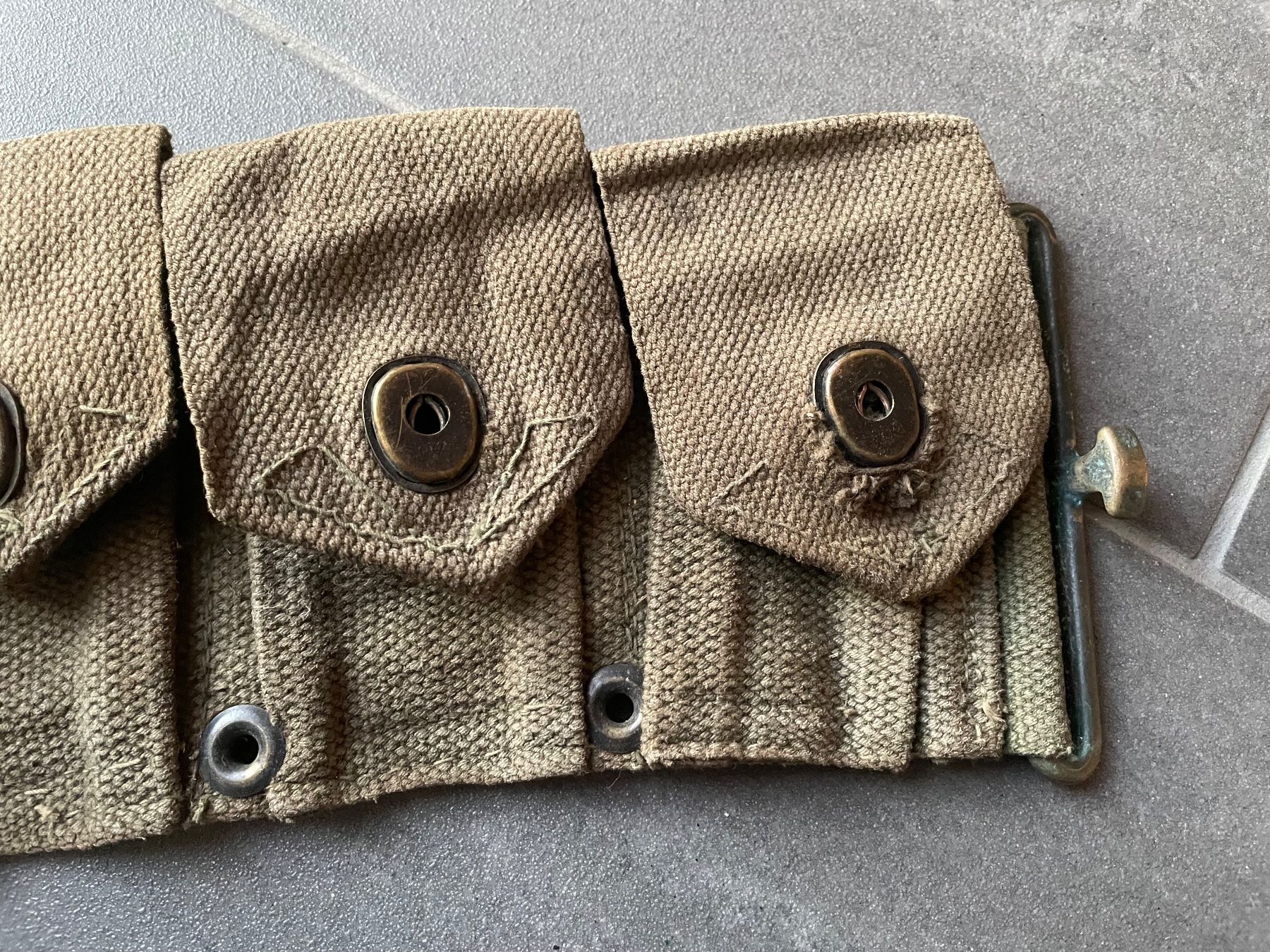 US Army Uniformi: Original us Army Springfield / Garand belt – Usato da Oberbütschel venduto da Woodie2005 3
