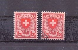 # 5 --- ABART "HFLVETIA" POSTFRISCH+GESTEMPELT
