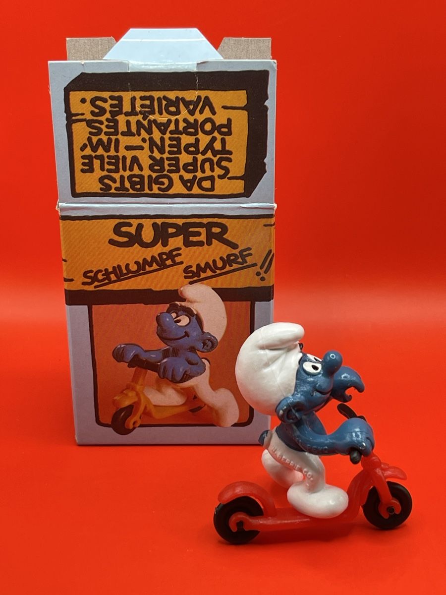 Schleich Statuette: Schleich 40230 Superschlumpf Rollerschlumpf – Usato da Nunningen venduto da HTH70 4