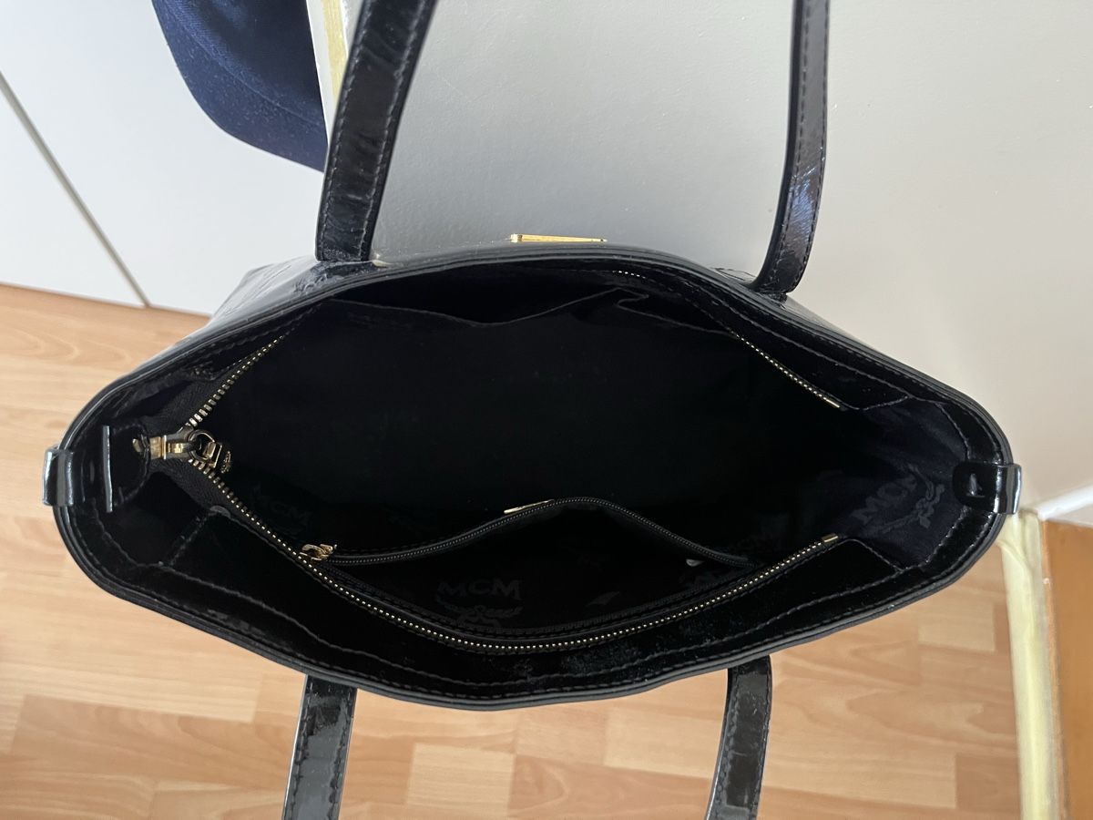 Mcm Borse da donna: MCM schwarze Lack Handtasche – Usato da Zürich venduto da jmg_8005 2