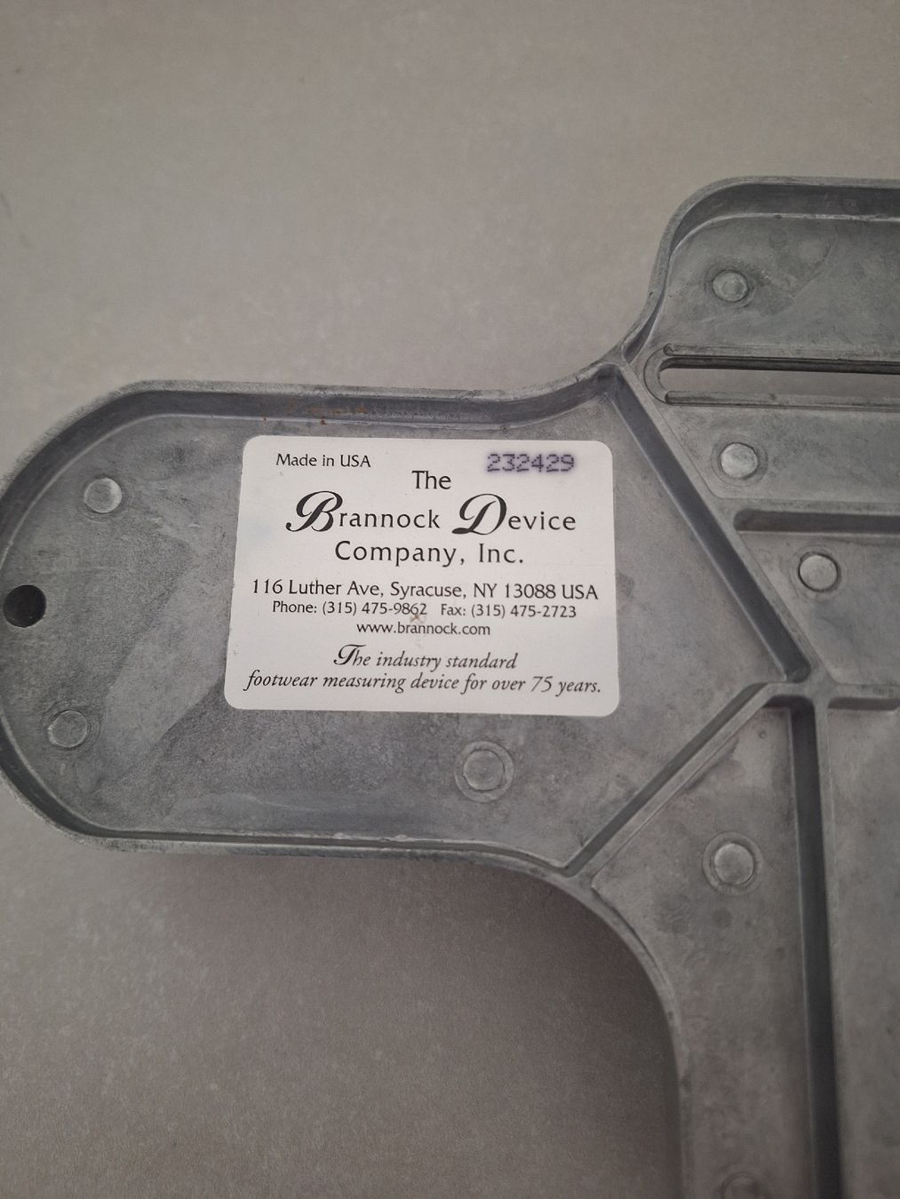 Messen: Fusssmessgerät BRANNOCK DEVICE – Gebraucht aus Thierachern von carpenter1602 2