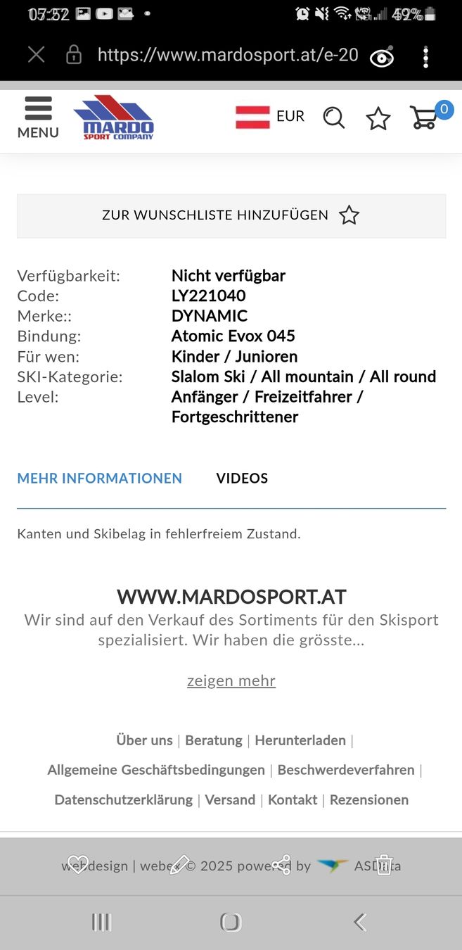 Skis: Ski Dynamic, kinder-junioren 120 – Gebraucht aus Zürich von yoarg 5