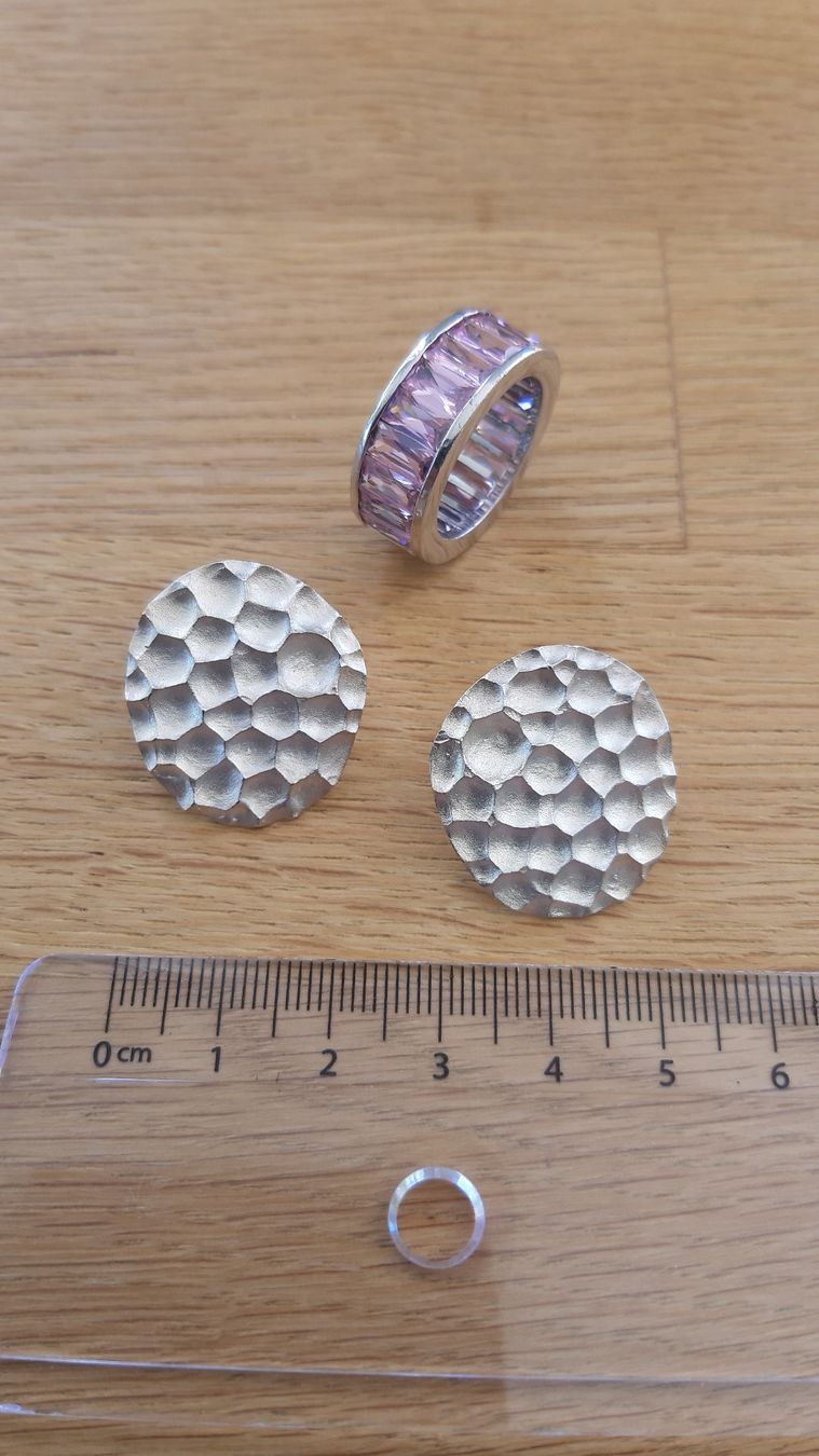 Anelli: Ohrringe Plus Ring 925 Silber – Usato da St. Gallen venduto da Leika2000