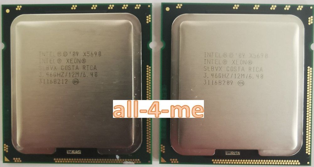 2x Intel® Xeon® Prozessor X5690 6C/12T 3,46GHz Mac Upgrade ...