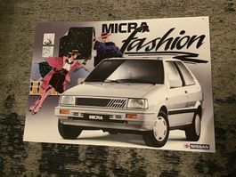 Nissan Micra Fashion Prospektblatt 1988