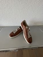 Santoni Herren Sneaker braun Leder 