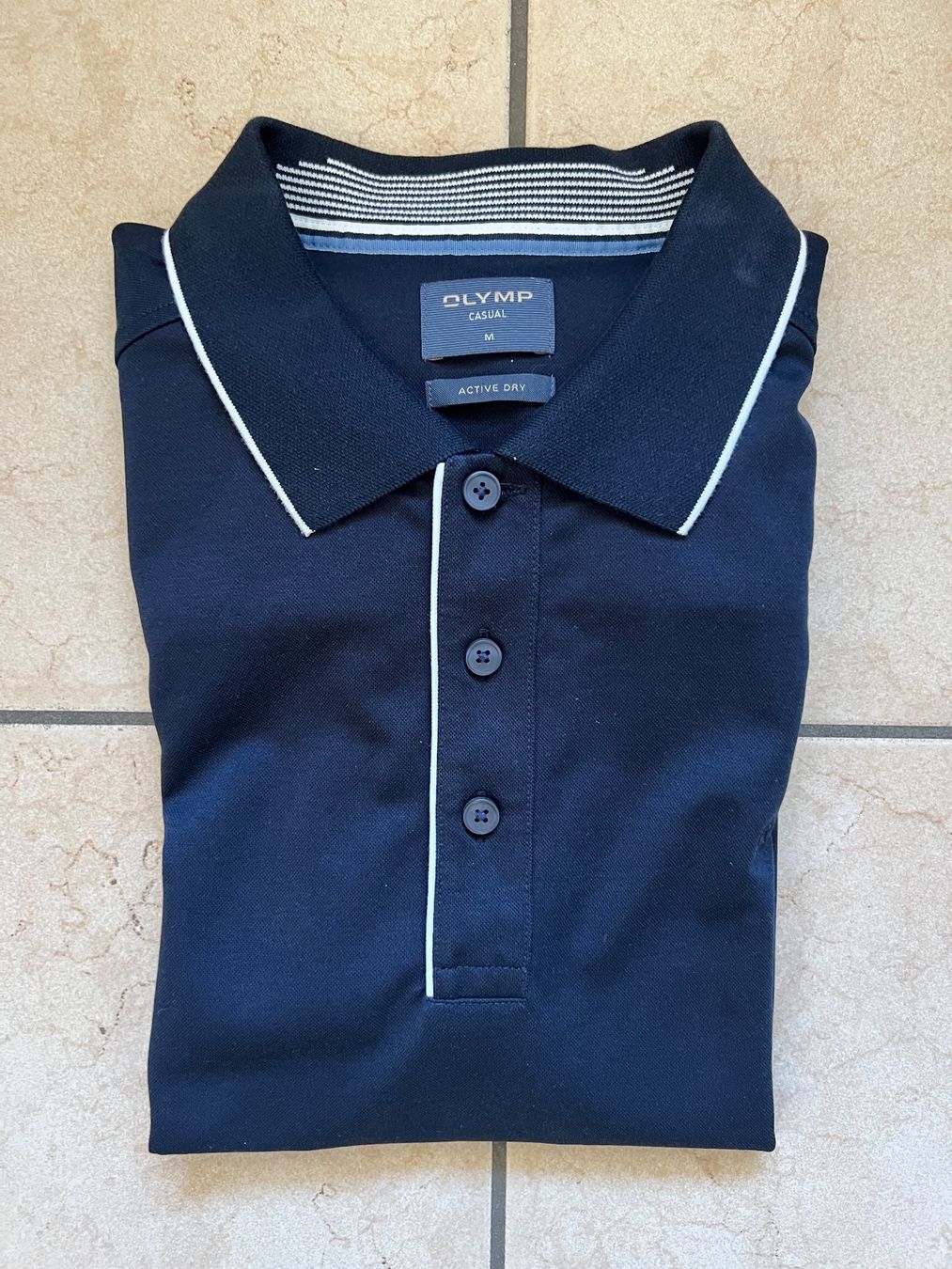 Polo-Shirts: Poloshirt von Olymp Grösse M – Gebraucht aus Brunnen von Bonitoman