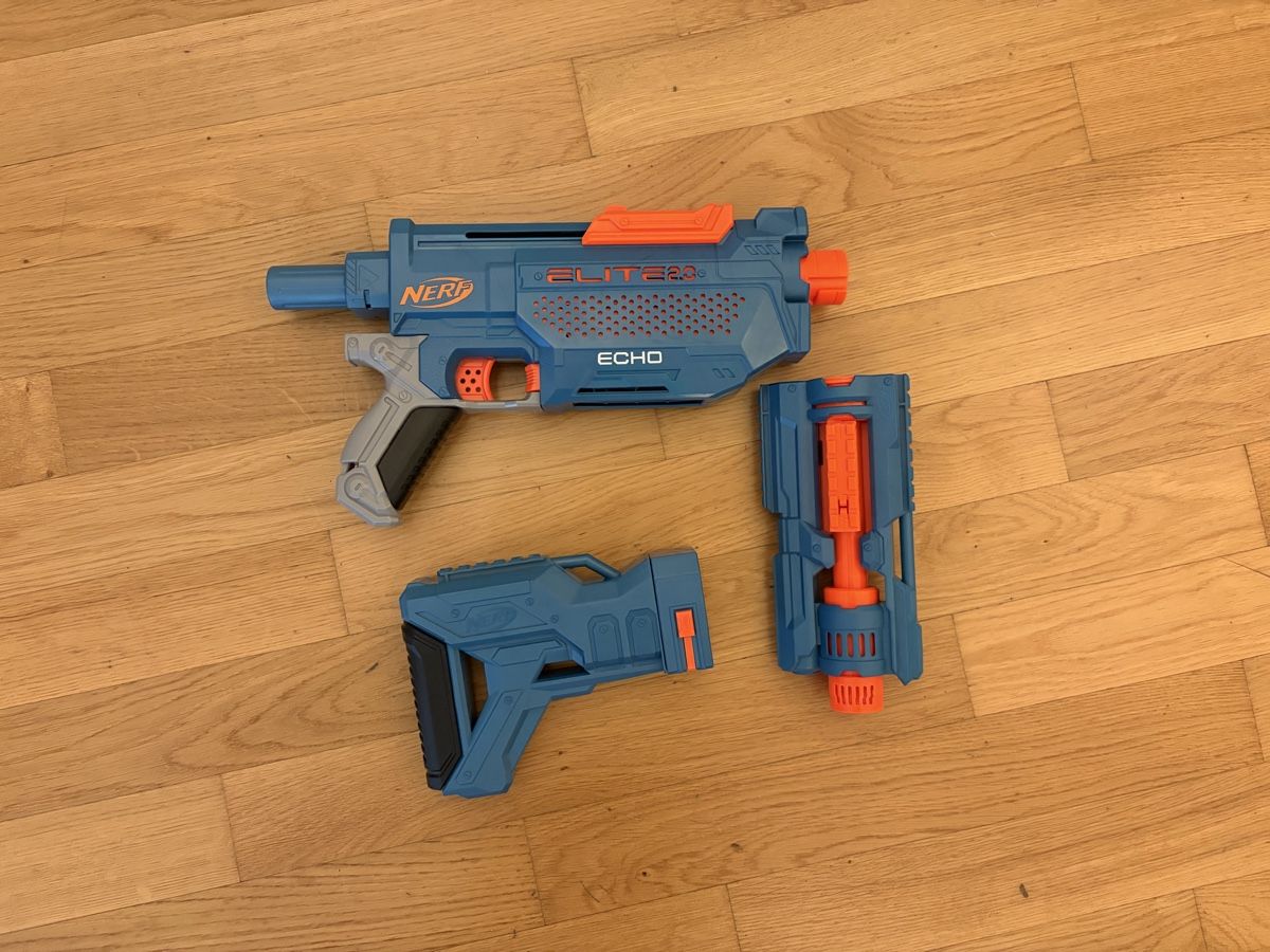 Nerf Spielzeuge: Nerf Elite 2.0 Echo CS-10 Blaster mit Magazin und Darts – Gebraucht aus Zürich von ric_mc7k 1