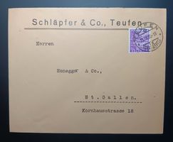 FIRMENBRIEF, TEUFEN - ST. GALLEN 1935