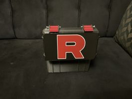🔴 Team Rocket Toploader Aufbewahrungsbox – 3D gedruckt 🔴