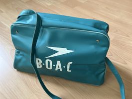 Vintage BOAC Flight bag 1960,s Beatles