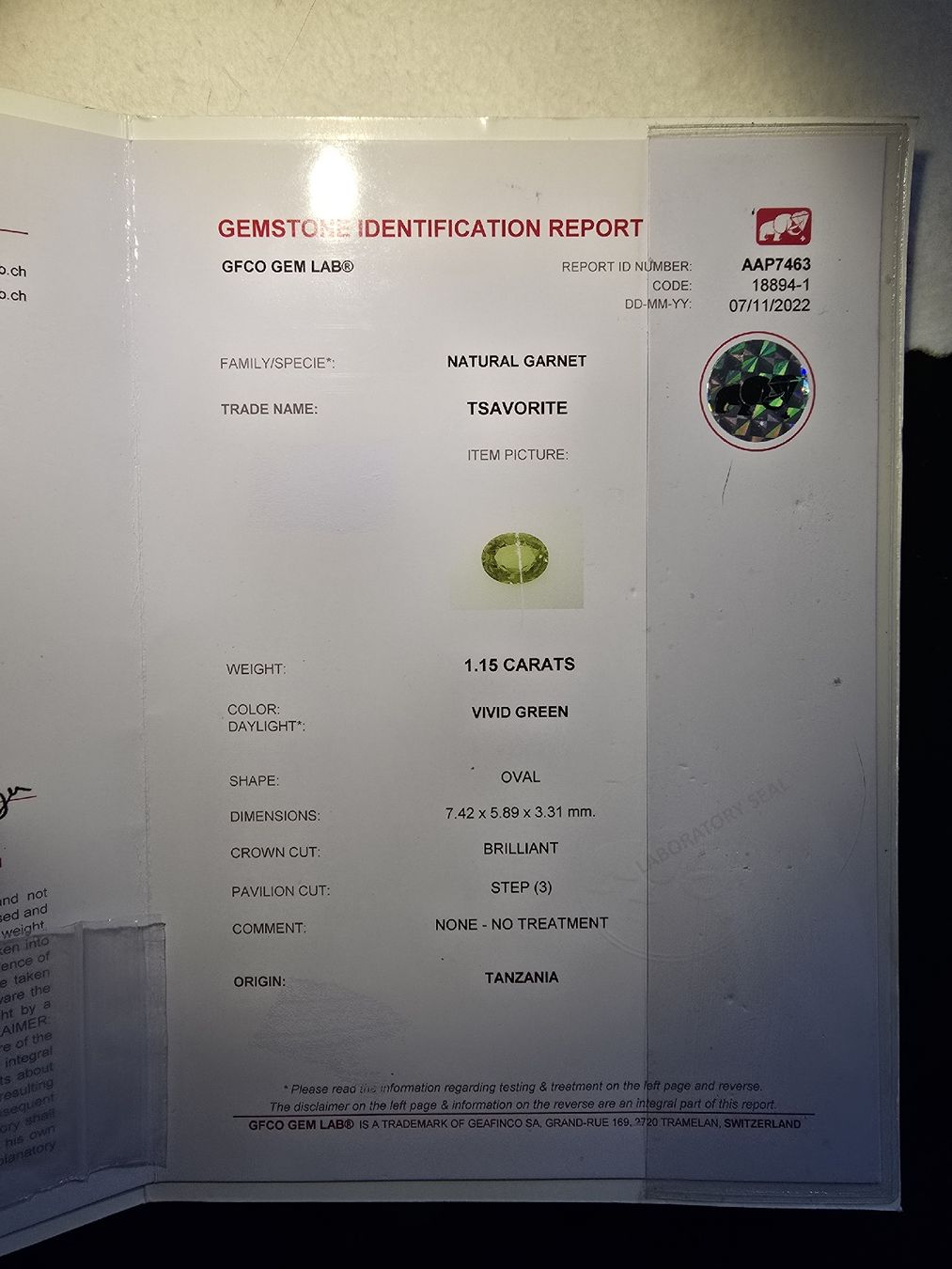Pietre preziose: Tsavorite naturelle non chauffée – Usato da Carouge GE venduto da fra_sq8s 7