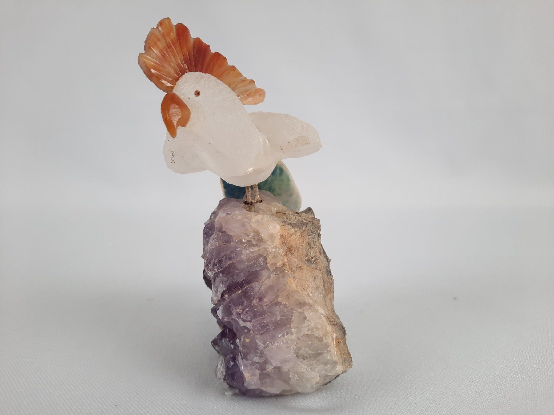 Mineralien & Heilsteine: Vogel auf Amethyst – Gebraucht aus Beinwil am See von Restwert_Beinwil 1