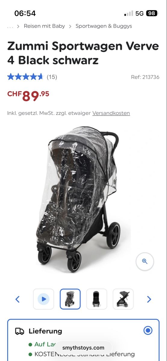 Carrozzine: Zummi Buggy – Nuovo (secondo la descrizione) da Schönenberg ZH venduto da flieder08 1