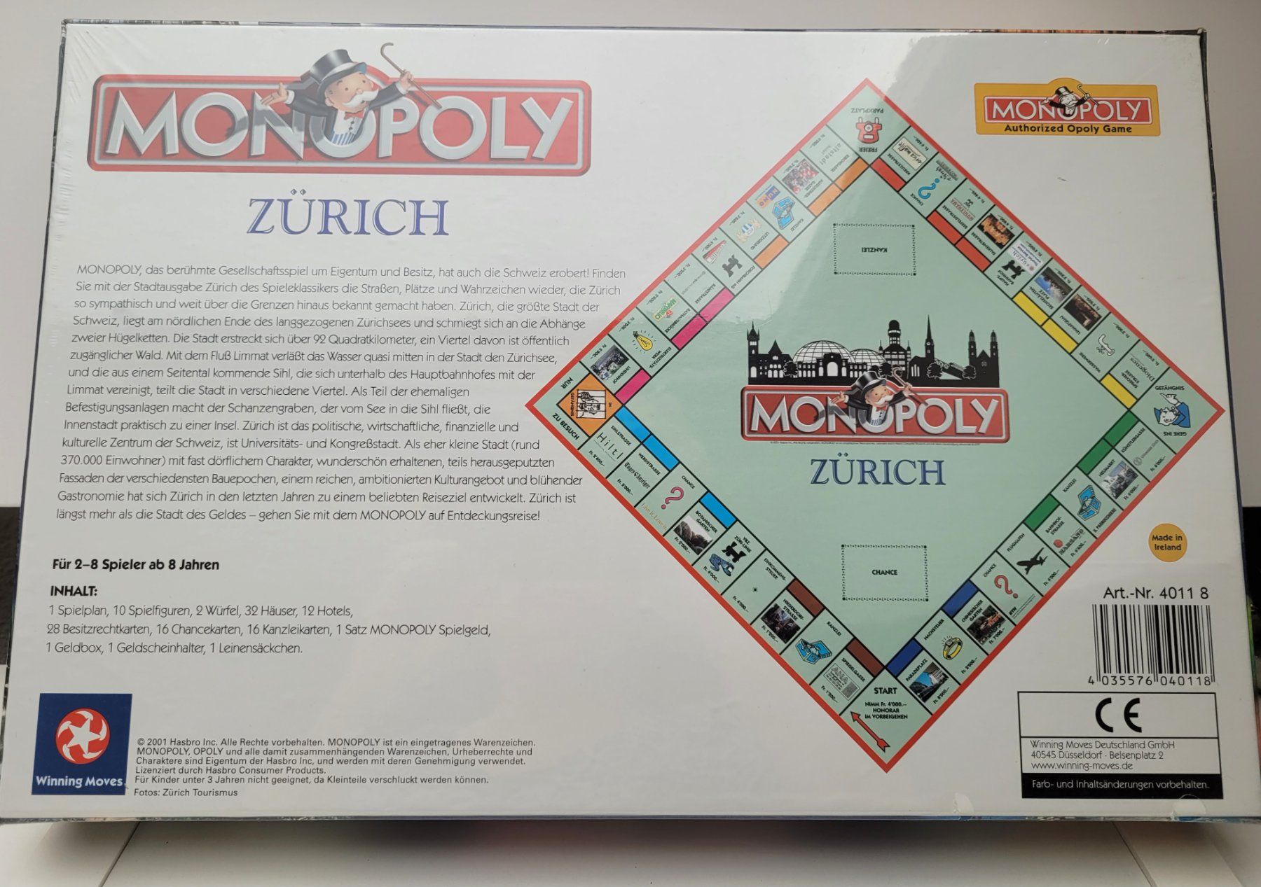 Giochi: Monopoly Zürich Sonderedition 2001 – Usato da Oberuzwil venduto da rtr_wp6m 1