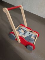 Chariot de marche bébé bois Mickey blocs bois