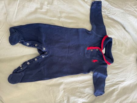 Baby Strampler Ralph Lauren dunkelblau Grösse 62