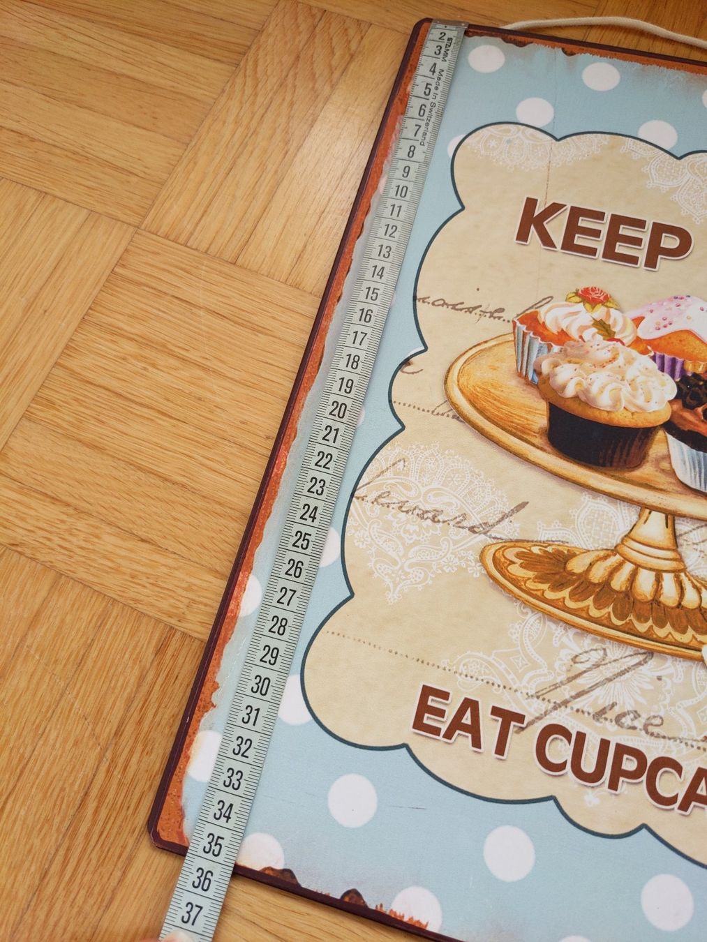 Insegne: 2 Schilder Deko Keep calm eat cupcakes – Usato da Lengnau AG venduto da Nathi88 3