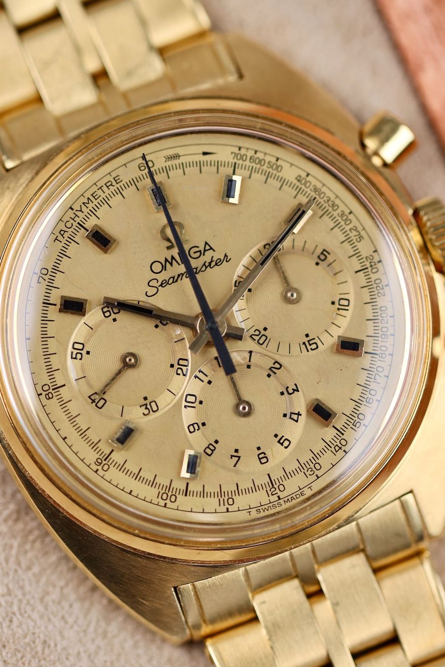 Omega Orologi: Omega Seamaster Chronograph '18K' ref. 145.016 – Usato da Zürich venduto da Lazulivintagewatches 6
