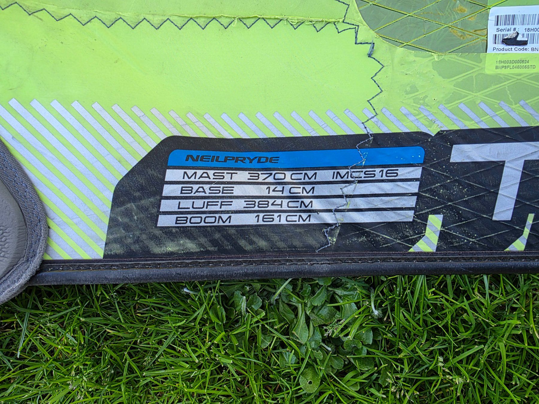 Surf: Windsurfsegel Neil Pryde The Fly 4,5 – Usato da Buchs SG venduto da swisssurfer007 2