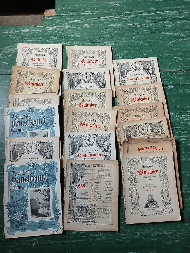 Calendari: div. Kalender Vintage 1930-1939 – Difettoso da Stein AR venduto da ritst