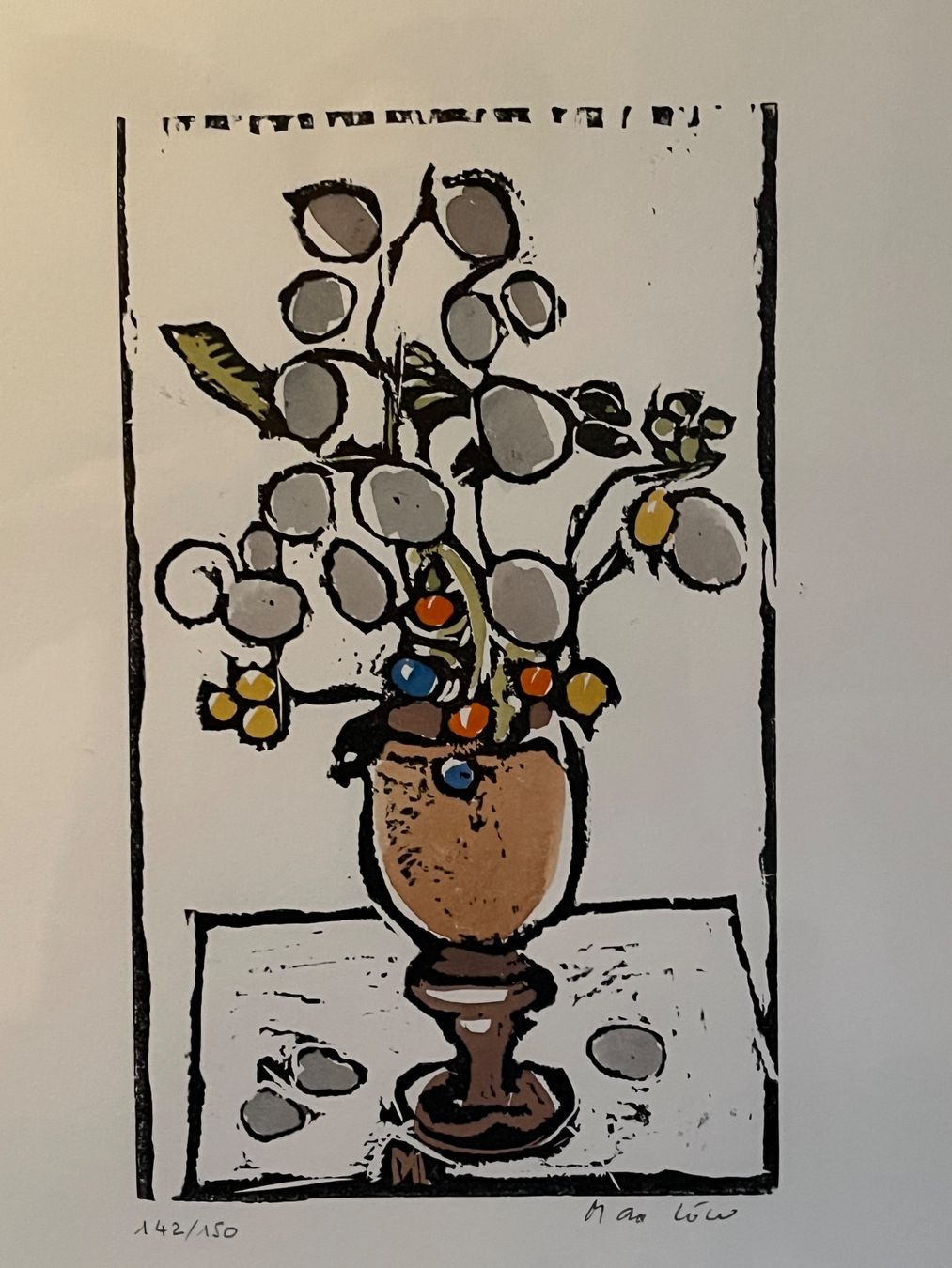 Dipinti: Max Löw Original Holzschnitt – Usato da Basel venduto da PAUL_ART 2