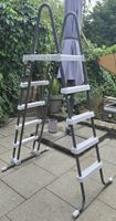 Sicherheits-Poolleiter Bestway top Zustand. - Poolhöhe 132cm