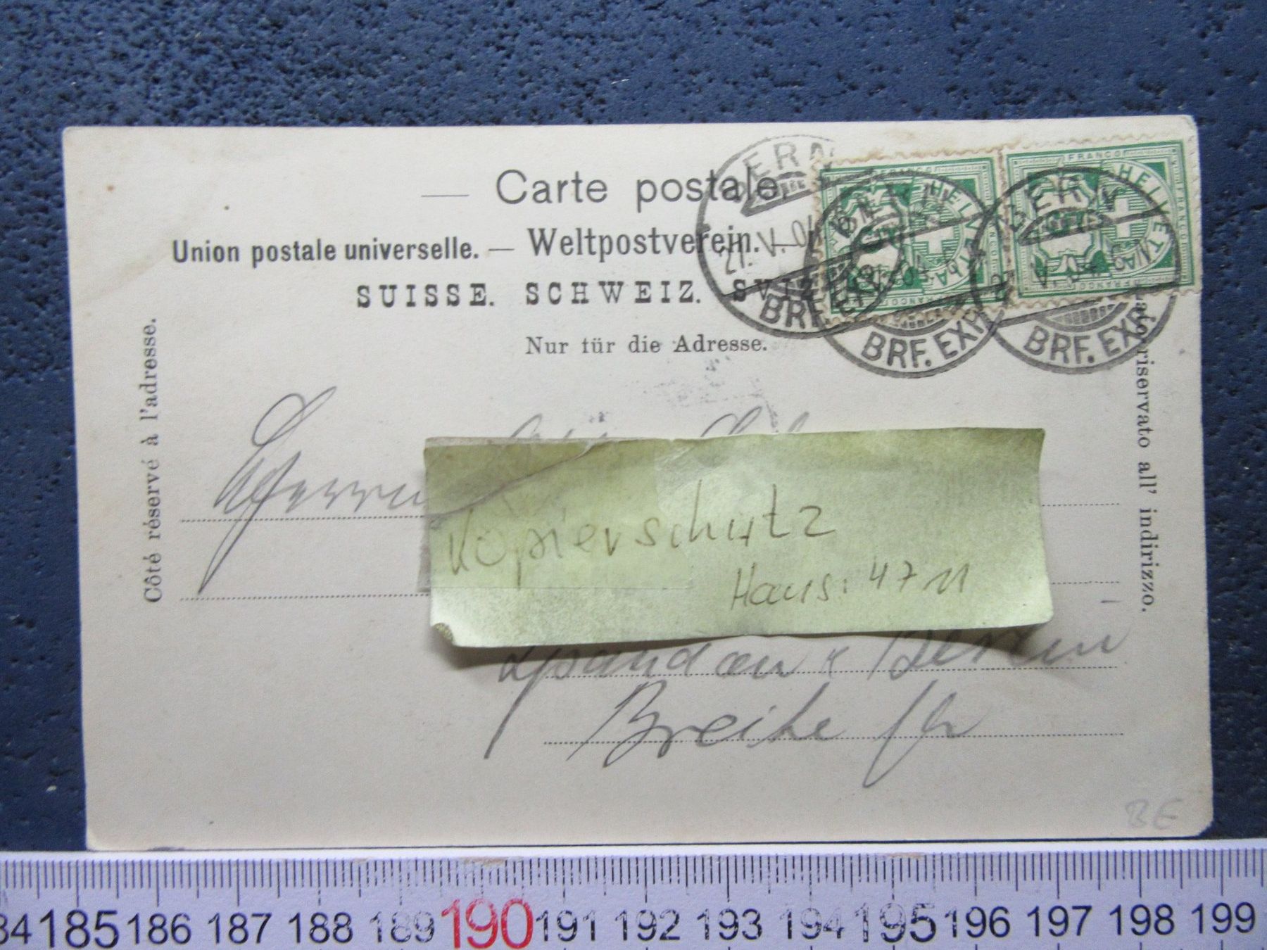 Cartoline postali: BERN 1904 KORNHAUSBRÜCKE AK BE – Usato da Ettingen venduto da Hausi4711 1
