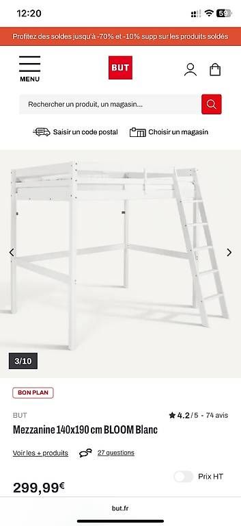 Letti: Lit mezzanine – Usato da Veytaux venduto da aur_5zk5 4